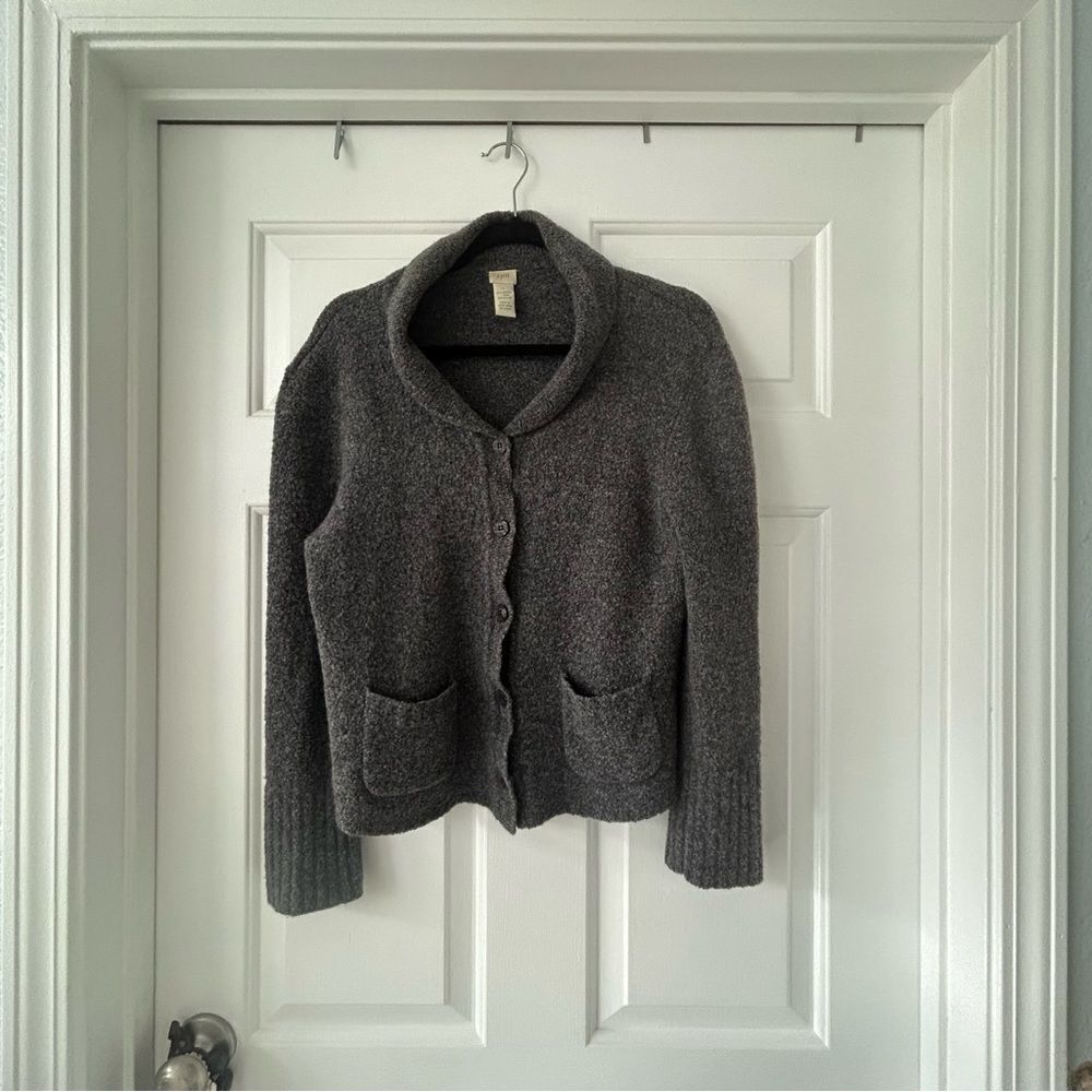 J.Jill Lg Wool sweater with buttons